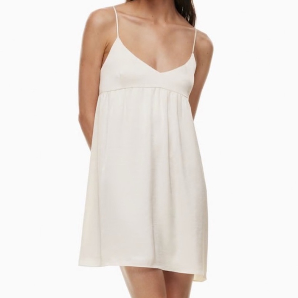Aritzia Wilfred Lover Satin Mini Dress, Size L